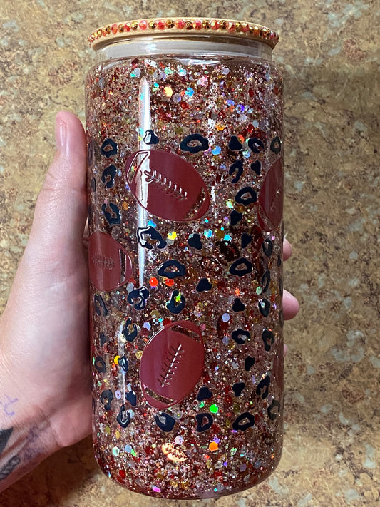 RED / GOLD FOOTBALL